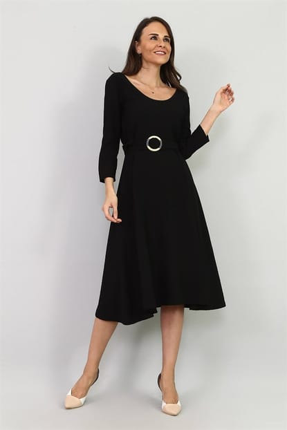 Arched Black Dress Design