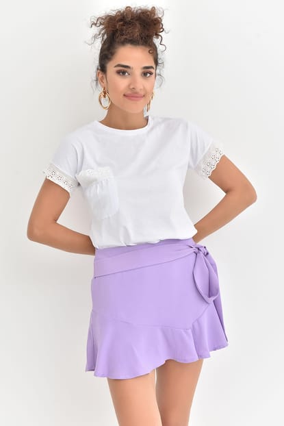 Lila Belted Skirts