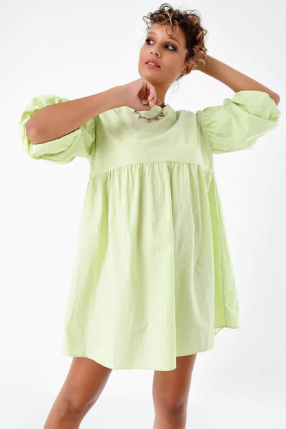 Bolon Lever Green Dress