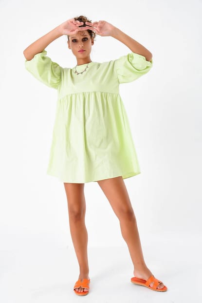 Bolon Lever Green Dress