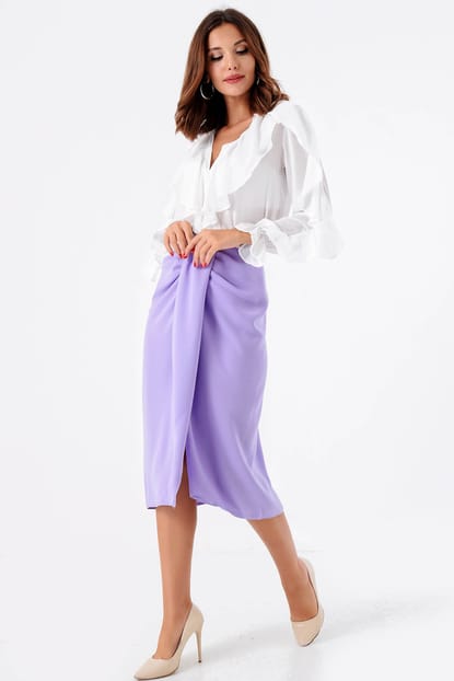 Lila Knotted Skirt pareo