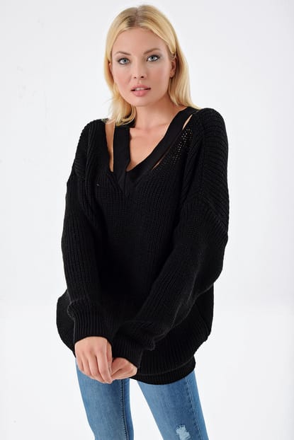 Knitwear Black Sweater