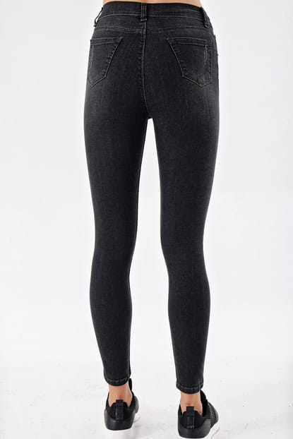 Black Torn Jeans pattern