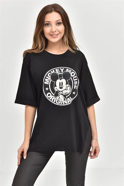 Black Mickey Mouse T-Shirts