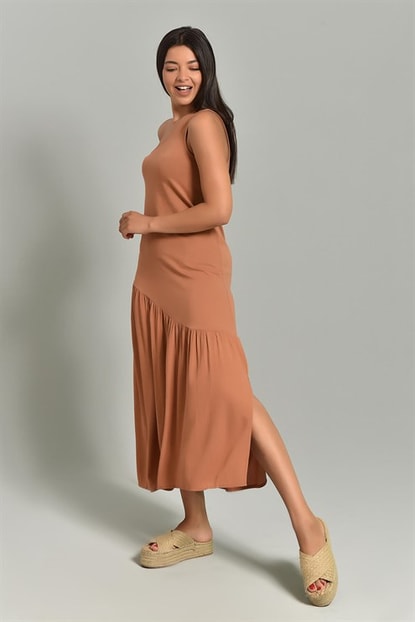 Taba One Shoulder Asymmetrical Skirt Dress