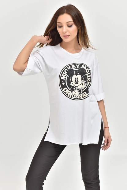 White Mickey Mouse T-Shirts