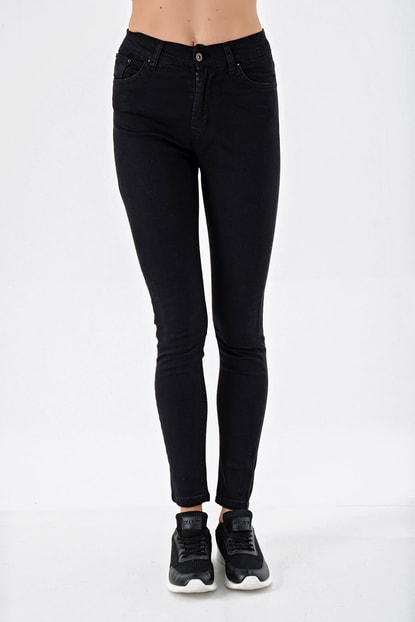 Black Straight Skinny Jeans