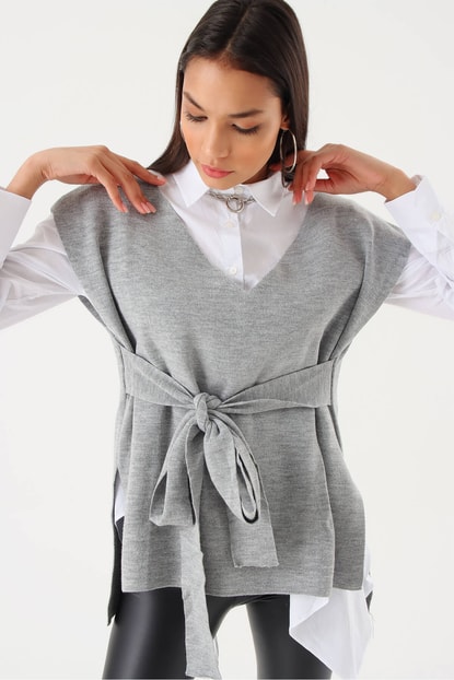 Knitwear Gray Sweater