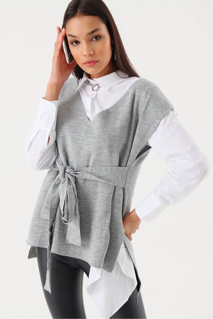 Knitwear Gray Sweater