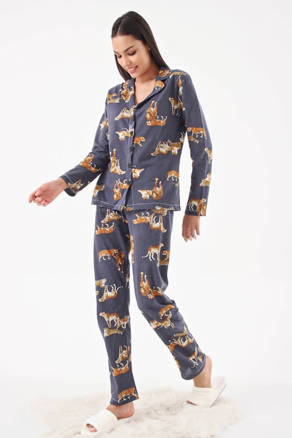Antresit Tiger Pattern Pajamas Set