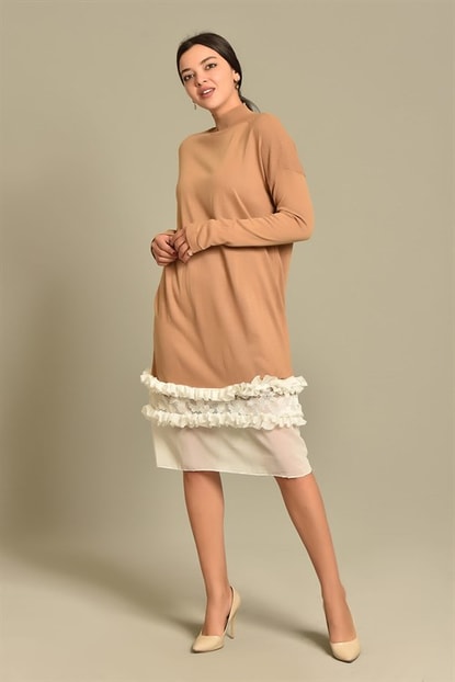 Taba Tulle Skirts Sweater Dress