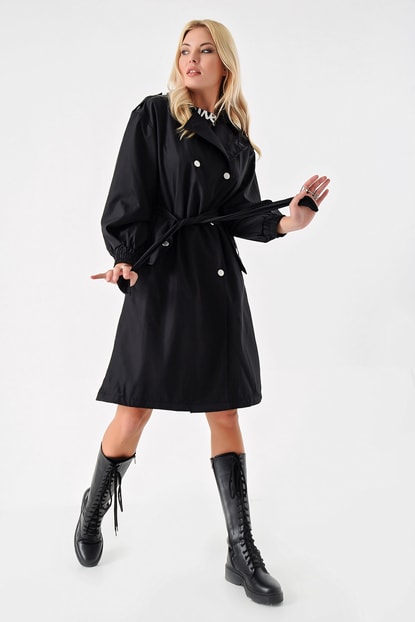 Black Waterproof Raincoats